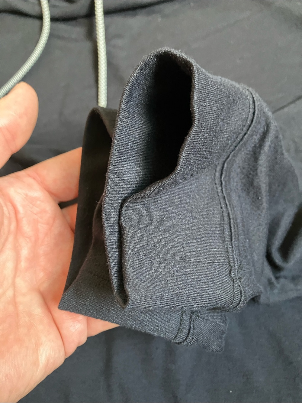 Rhoback Black Men's Hesi Performance Hoodie - Picture 10 of 13
